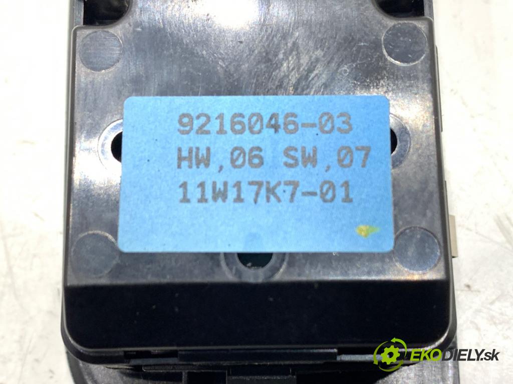 BMW X1 (E84) 2009 - 2015    sDrive 18 d 105 kW [143 KM] olej napędowy 2009 - 2015  Prepínač okien 9216046 (Prepínače, spínače, tlačidlá a ovládače kúrenia)