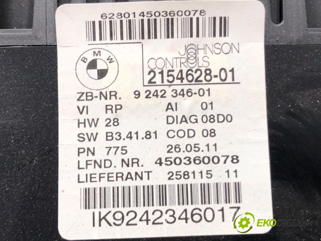 BMW X1 (E84) 2009 - 2015    sDrive 18 d 105 kW [143 KM] olej napędowy 2009 - 2015  Prístrojovka 9242346 (Prístrojové dosky, displeje)