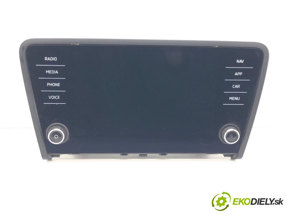 SKODA OCTAVIA III Combi (5E5, 5E6) 2012 - 2022    1.5 TSI 110 kW [150 KM] benzyna 2017 - 2022  RADIO 5E0919605M (Audio zariadenie)
