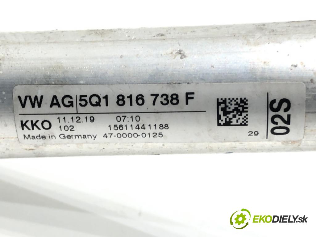 SKODA OCTAVIA III Combi (5E5, 5E6) 2012 - 2022    1.5 TSI 110 kW [150 KM] benzyna 2017 - 2022  rúrka klimatizácie 5Q1816738F (Rúrka klimatizácie)