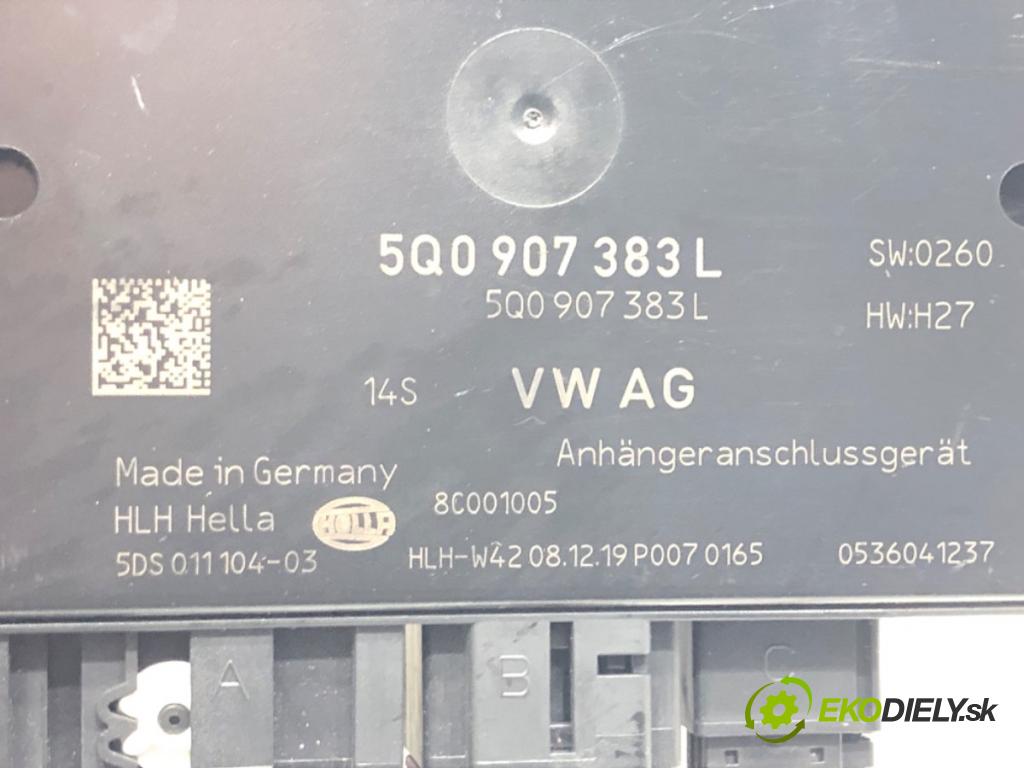 SKODA OCTAVIA III Combi (5E5, 5E6) 2012 - 2022    1.5 TSI 110 kW [150 KM] benzyna 2017 - 2022  Modul ťažného oka 5Q0907383L (Ostatné)