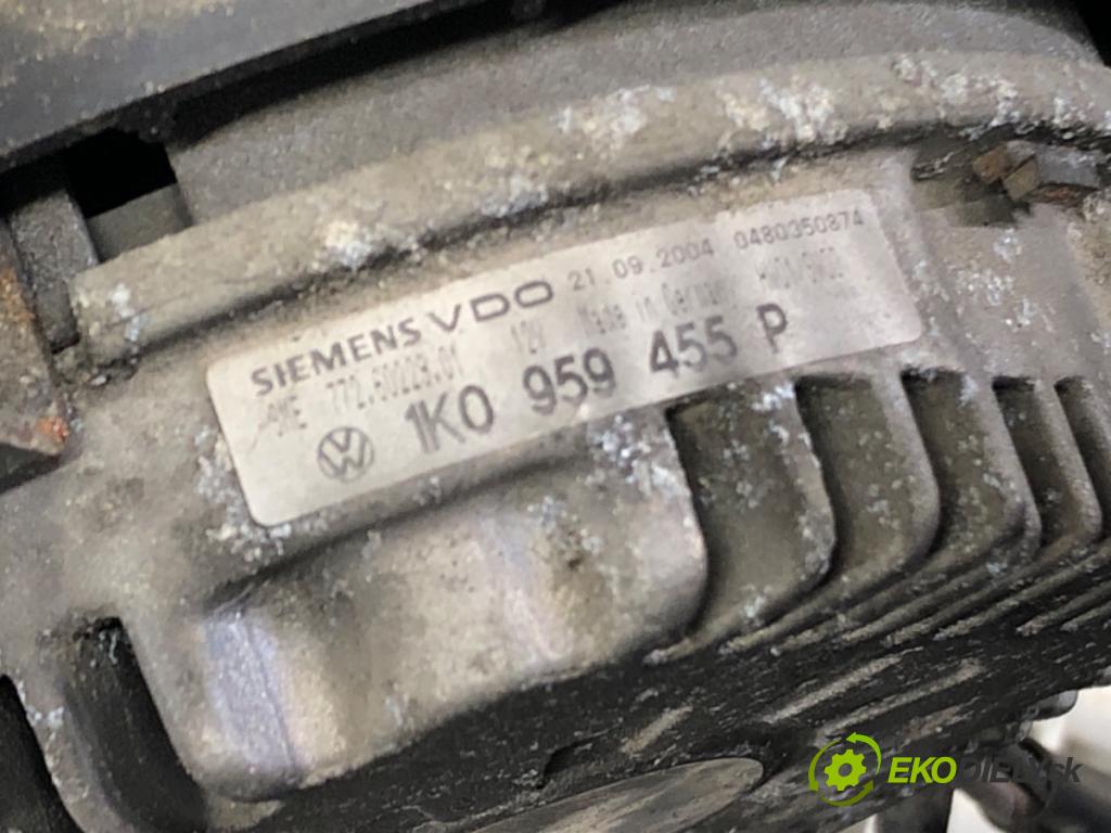 VW GOLF V (1K1) 2003 - 2010    1.9 TDI 77 kW [105 KM] olej napędowy 2003 - 2008  ventilátor chladiče 1K0959455P (Ventilátory)