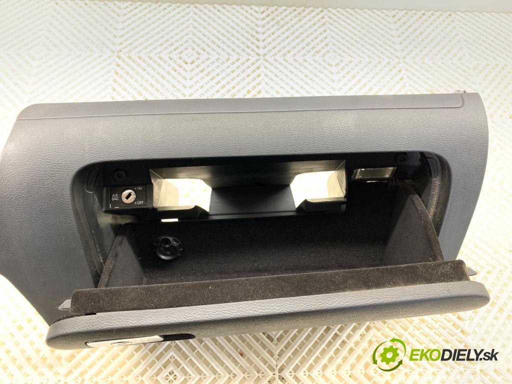 VW GOLF V (1K1) 2003 - 2010    1.9 TDI 77 kW [105 KM] olej napędowy 2003 - 2008  Priehradka, kastlík spolujazdca 1K1857290 (Priehradka, kastlík)