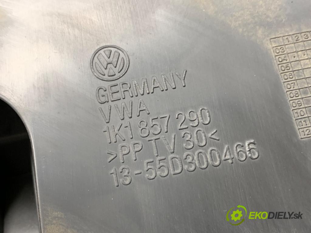 VW GOLF V (1K1) 2003 - 2010    1.9 TDI 77 kW [105 KM] olej napędowy 2003 - 2008  Priehradka, kastlík spolujazdca 1K1857290 (Priehradka, kastlík)