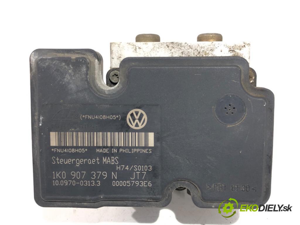 VW GOLF V (1K1) 2003 - 2010    1.9 TDI 77 kW [105 KM] olej napędowy 2003 - 2008  Pumpa ABS 1K0907379N (Pumpy ABS)