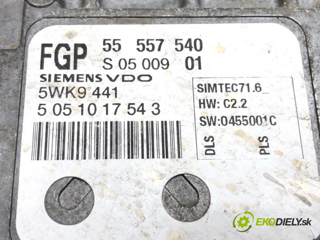 OPEL VECTRA C (Z02) 2002 - 2009    1.8 16V 90 kW [122 KM] benzyna 2002 - 2008  riadiaca jednotka Motor 55557540 (Riadiaca jednotka)