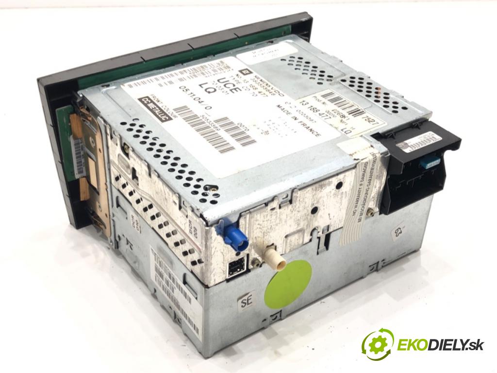 OPEL VECTRA C (Z02) 2002 - 2009    1.8 16V 90 kW [122 KM] benzyna 2002 - 2008  RADIO 13188477 (Audio zariadenie)