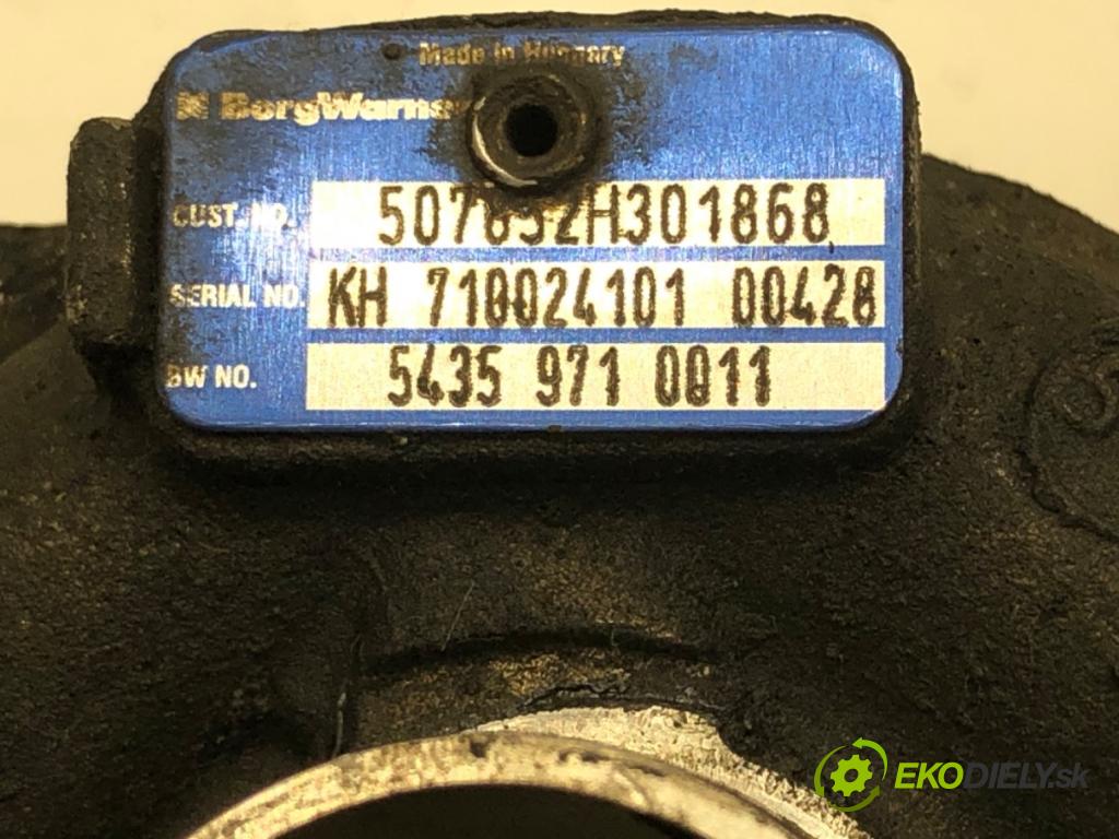 RENAULT KANGOO (KC0/1_) 1997 - 2022    1.5 dCi 50 kW [68 KM] olej napędowy 2005 - 2022  turbo 54359710011 (Turbodúchadla (kompletní))