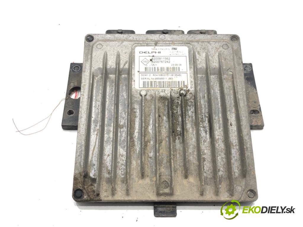 RENAULT KANGOO (KC0/1_) 1997 - 2022    1.5 dCi 50 kW [68 KM] olej napędowy 2005 - 2022  riadiaca jednotka Motor 8200911562 (Riadiaca jednotka)