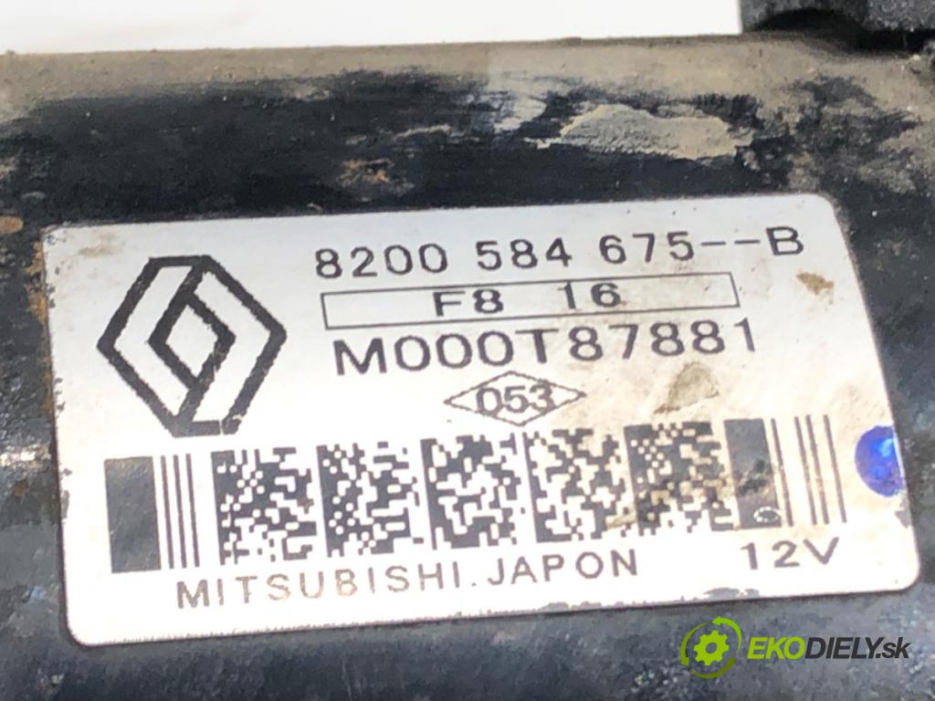 RENAULT KANGOO (KC0/1_) 1997 - 2022    1.5 dCi 50 kW [68 KM] olej napędowy 2005 - 2022  Štartér 8200584675B (Štartér)