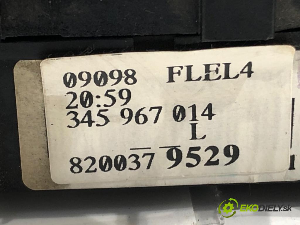 RENAULT KANGOO (KC0/1_) 1997 - 2022    1.5 dCi 50 kW [68 KM] olej napędowy 2005 - 2022  Prepínač kombinovaný 8200379529 (Prepínač/spínač/tlačidlo a ovládač kúrenia)