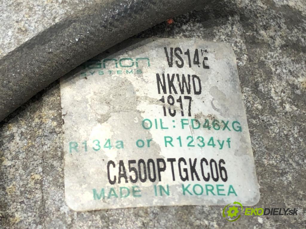 HYUNDAI i30 (PDE, PD, PDEN) 2016 - 2022    1.4 MPI 74 kW [100 KM] benzyna 2016 - 2022  Kompresor klimatizácie CA500PTGKC06 (Kompresor klimatizácie)