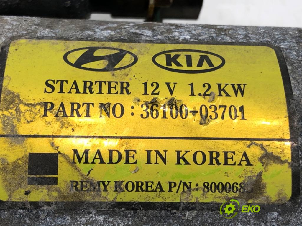 HYUNDAI i30 (PDE, PD, PDEN) 2016 - 2022    1.4 MPI 74 kW [100 KM] benzyna 2016 - 2022  startér 36100-03701 (Startéry)