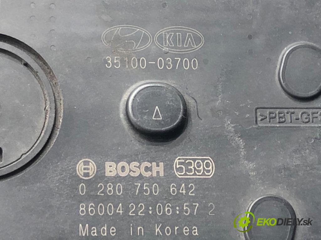 HYUNDAI i30 (PDE, PD, PDEN) 2016 - 2022    1.4 MPI 74 kW [100 KM] benzyna 2016 - 2022  Škrtiaca klapka 35100-03700 (Škrtiaca klapka)