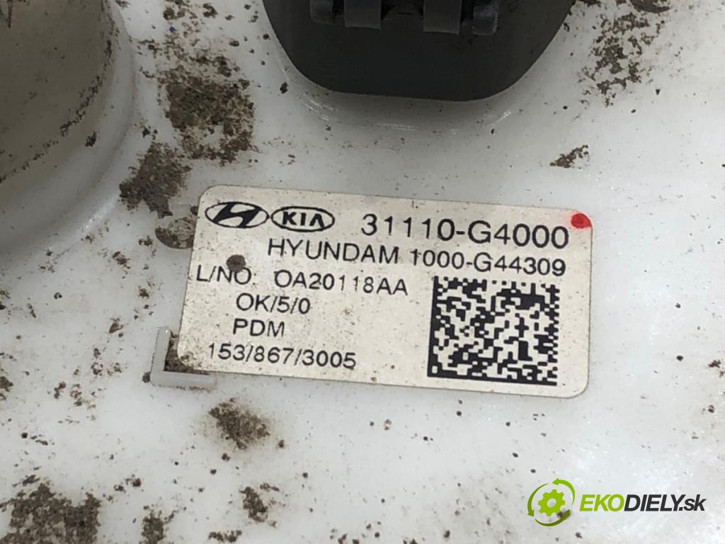 HYUNDAI i30 (PDE, PD, PDEN) 2016 - 2022    1.4 MPI 74 kW [100 KM] benzyna 2016 - 2022  pumpa paliva 31110-G4000