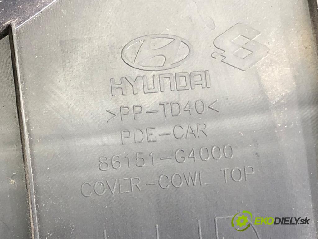 HYUNDAI i30 (PDE, PD, PDEN) 2016 - 2022    1.4 MPI 74 kW [100 KM] benzyna 2016 - 2022  Torpédo, plast pod čelné okno 86151-64000 (Torpédo)