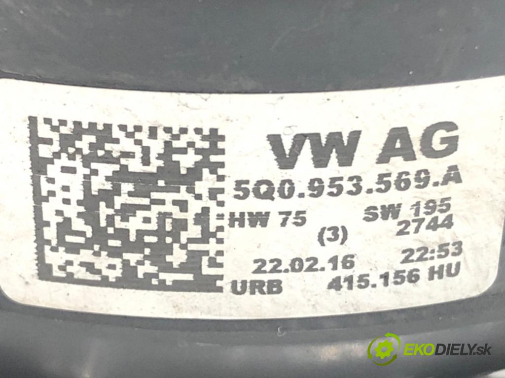 VW PASSAT B8 (3G2, CB2) 2014 - 2022    1.8 TSI 132 kW [180 KM] benzyna 2015 - 2022  Krúžok, slimák airbag 5Q0953569A (Airbag)