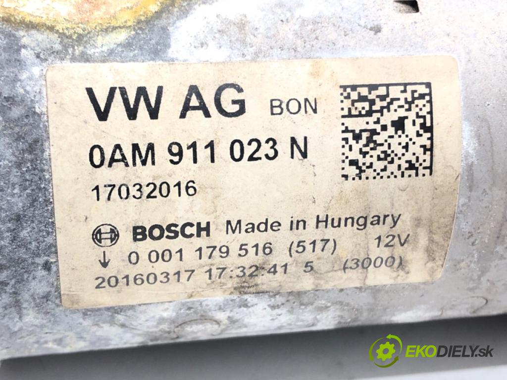 VW PASSAT B8 (3G2, CB2) 2014 - 2022    1.8 TSI 132 kW [180 KM] benzyna 2015 - 2022  Štartér 0AM911023N (Štartér)