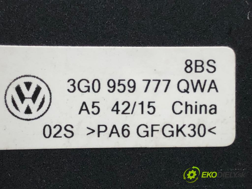 VW PASSAT B8 (3G2, CB2) 2014 - 2022    1.8 TSI 132 kW [180 KM] benzyna 2015 - 2022  Prepínač sedačky 3G0959777