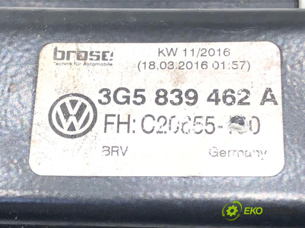 VW PASSAT B8 (3G2, CB2) 2014 - 2022    1.8 TSI 132 kW [180 KM] benzyna 2015 - 2022  mechanismus okna pravý zadní část 3G5839462A