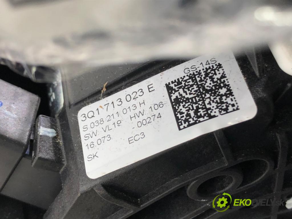 VW PASSAT B8 (3G2, CB2) 2014 - 2022    1.8 TSI 132 kW [180 KM] benzyna 2015 - 2022  Kulisa 3Q1713023E (Rýchlostné páky / kulisy)