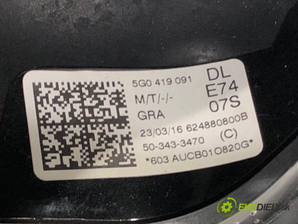 VW PASSAT B8 (3G2, CB2) 2014 - 2022    1.8 TSI 132 kW [180 KM] benzyna 2015 - 2022  Volant 5G0419091DL (Volant)