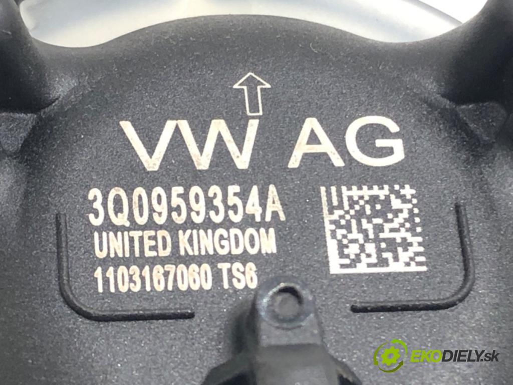 VW PASSAT B8 (3G2, CB2) 2014 - 2022    1.8 TSI 132 kW [180 KM] benzyna 2015 - 2022  Snímač nárazu 3Q0959354A (Snímač nárazu)
