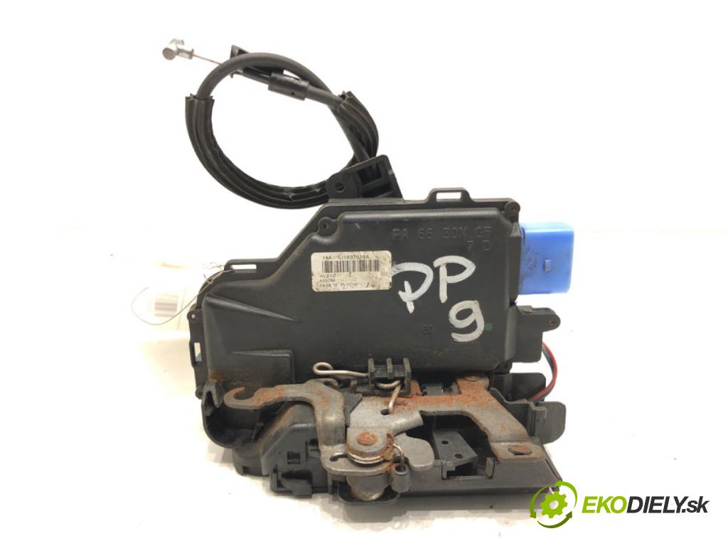 SKODA ROOMSTER (5J7) 2006 - 2015    1.6 TDI 77 kW [105 KM] olej napędowy 2010 - 2015  zámok dveře pravý přední část 5J1837016A