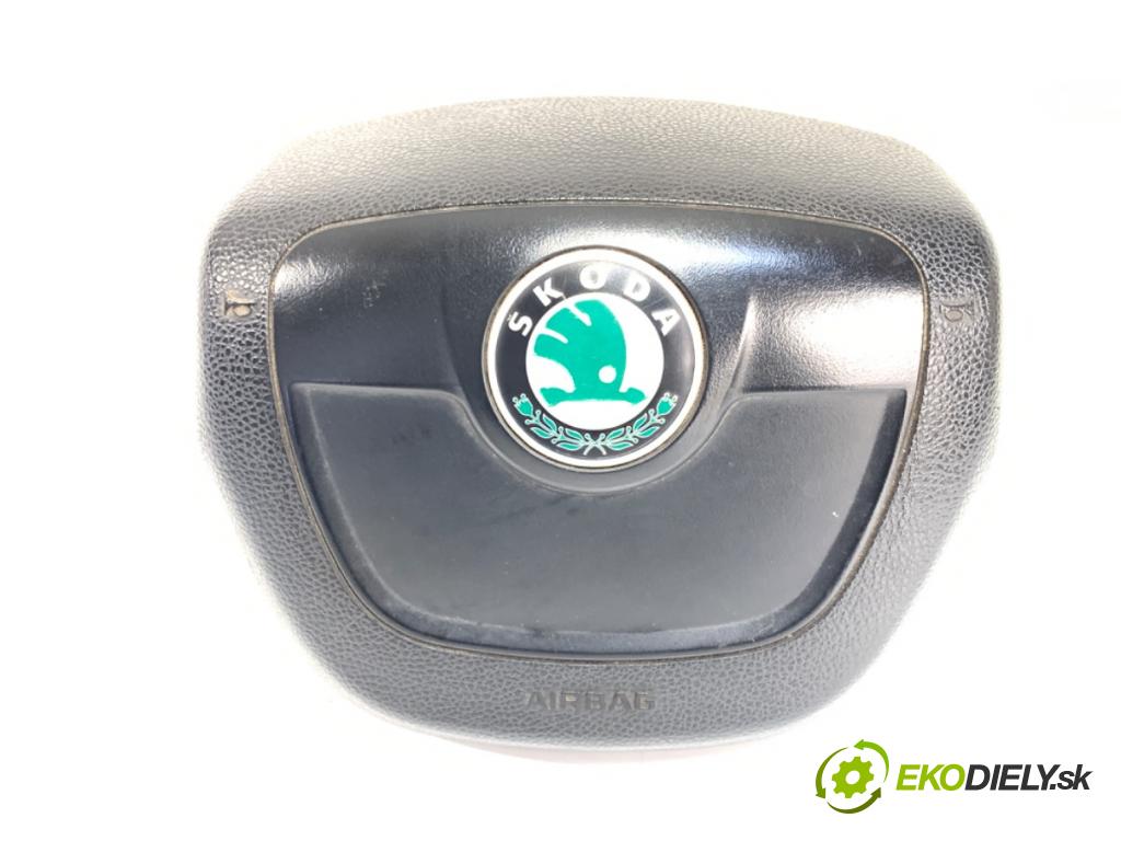 SKODA ROOMSTER (5J7) 2006 - 2015    1.6 TDI 77 kW [105 KM] olej napędowy 2010 - 2015  AirBag volantu 5J0880201K (Airbag)