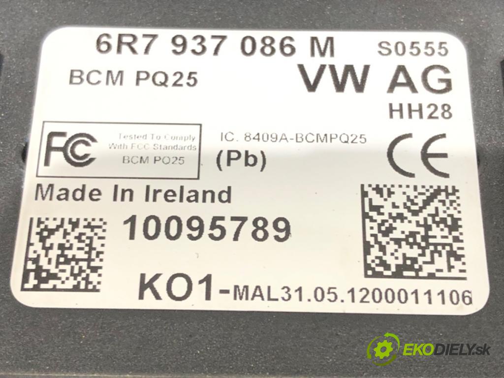 SKODA ROOMSTER (5J7) 2006 - 2015    1.6 TDI 77 kW [105 KM] olej napędowy 2010 - 2015  Modul komfortu BCM 6R7937086M