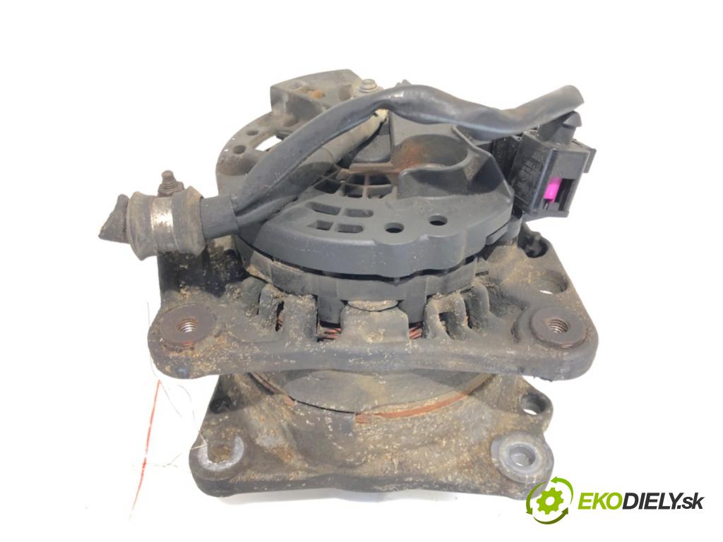 SKODA ROOMSTER (5J7) 2006 - 2015    1.6 TDI 77 kW [105 KM] olej napędowy 2010 - 2015  Alternátor 06F903023D (Alternátory)