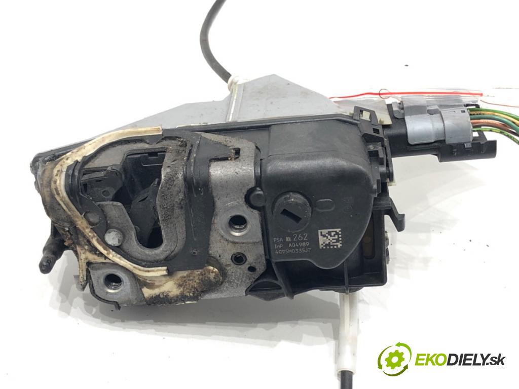 PEUGEOT 508 I (8D_) 2010 - 2018    1.6 HDi 84 kW [115 KM] olej napędowy 2012 - 2018  zámok dveře levý zadní část 006262 4095M0335J7