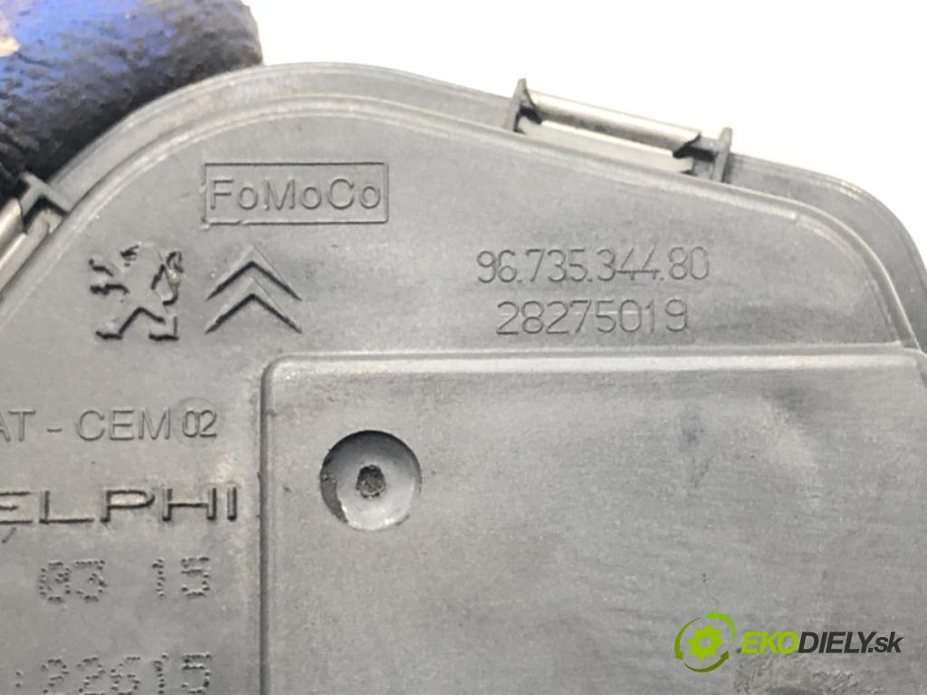 PEUGEOT 508 I (8D_) 2010 - 2018    1.6 HDi 84 kW [115 KM] olej napędowy 2012 - 2018  Škrtiaca klapka 9673534480 (Škrtiaca klapka)