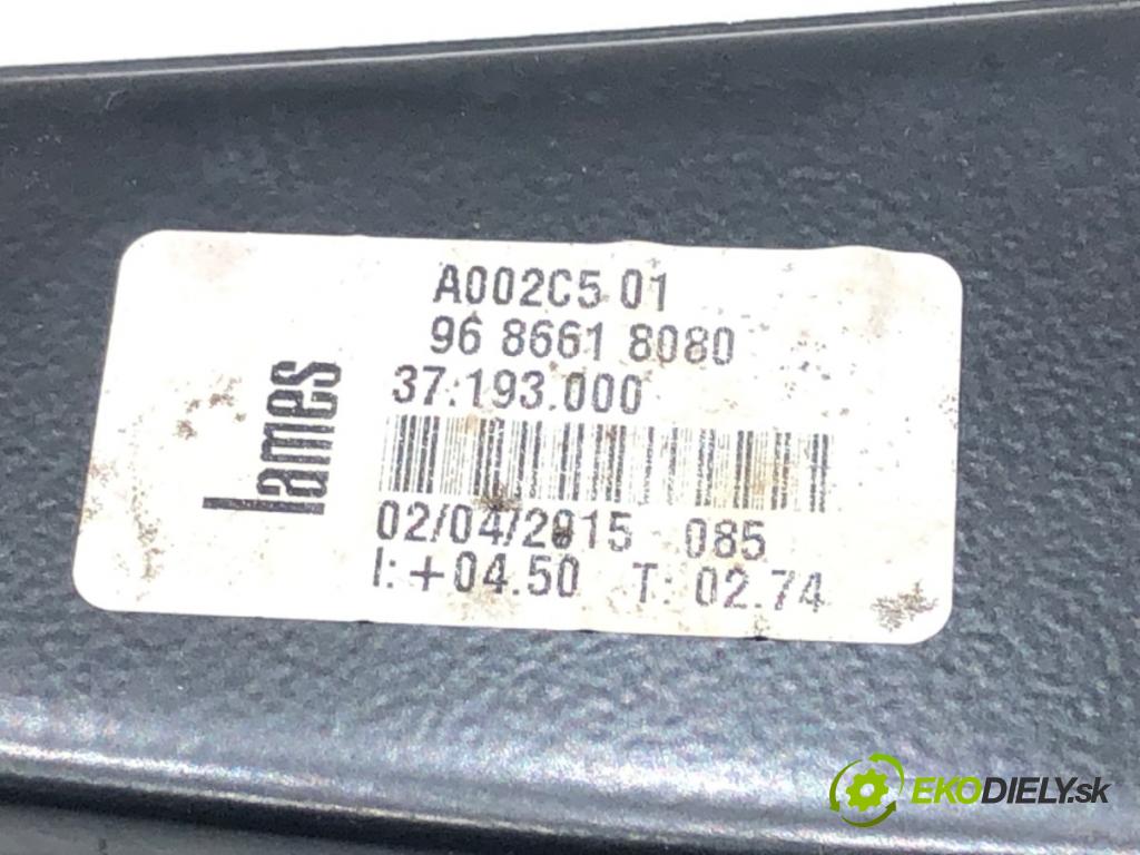 PEUGEOT 508 I (8D_) 2010 - 2018    1.6 HDi 84 kW [115 KM] olej napędowy 2012 - 2018  mechanismus okna pravý přední část 9686618080