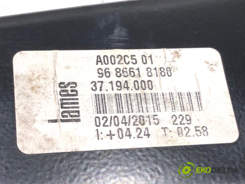 PEUGEOT 508 I (8D_) 2010 - 2018    1.6 HDi 84 kW [115 KM] olej napędowy 2012 - 2018  mechanismus okna levý přední část 9686618180