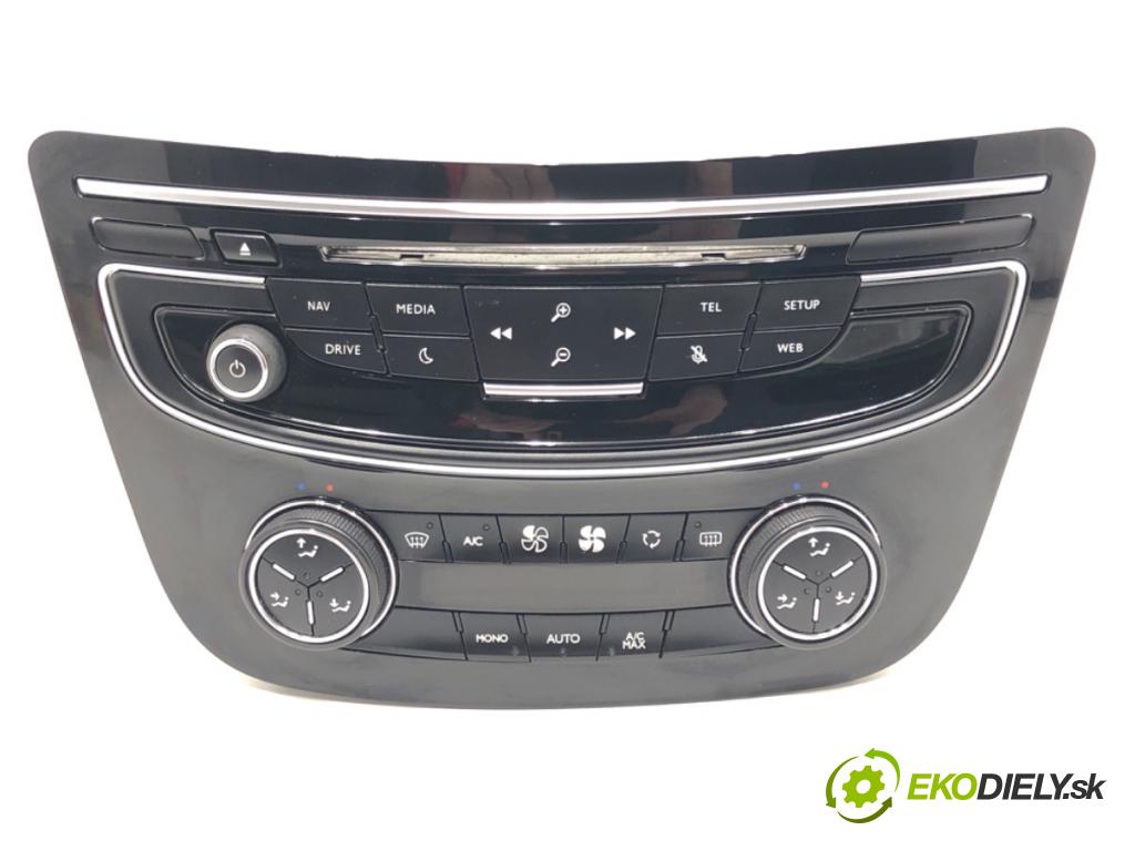 PEUGEOT 508 I (8D_) 2010 - 2018    1.6 HDi 84 kW [115 KM] olej napędowy 2012 - 2018  Panel ovládania kúrenia  (Prepínač/spínač/tlačidlo a ovládač kúrenia)