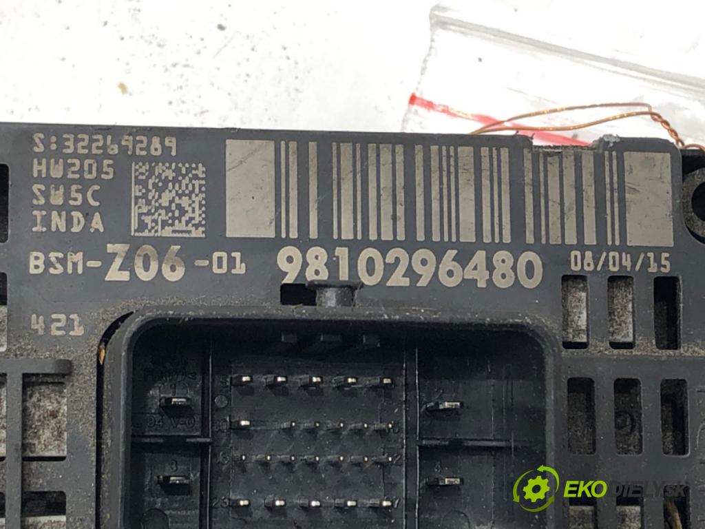 PEUGEOT 508 I (8D_) 2010 - 2018    1.6 HDi 84 kW [115 KM] olej napędowy 2012 - 2018  Modul BSM 9810296480 (Ostatné)