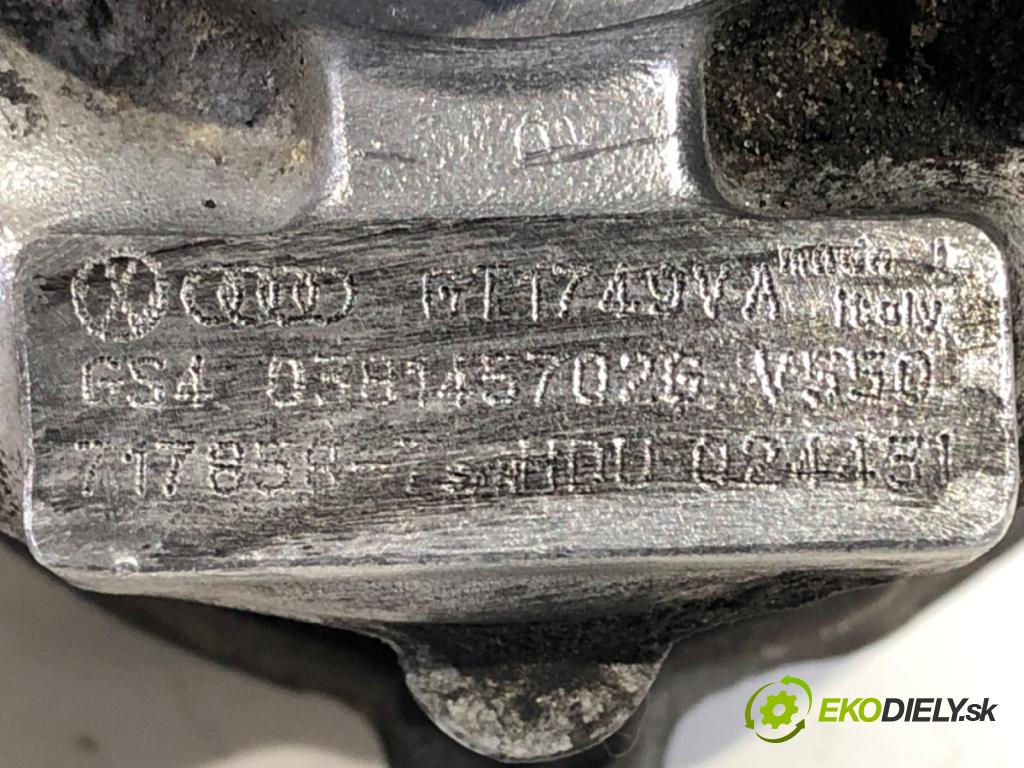 VW PASSAT B5.5 (3B3) 2000 - 2005    1.9 TDI 96 kW [130 KM] olej napędowy 2000 - 2005  Turbodúchadlo,turbo 038145702G (Turbodúchadlo (kompletné))