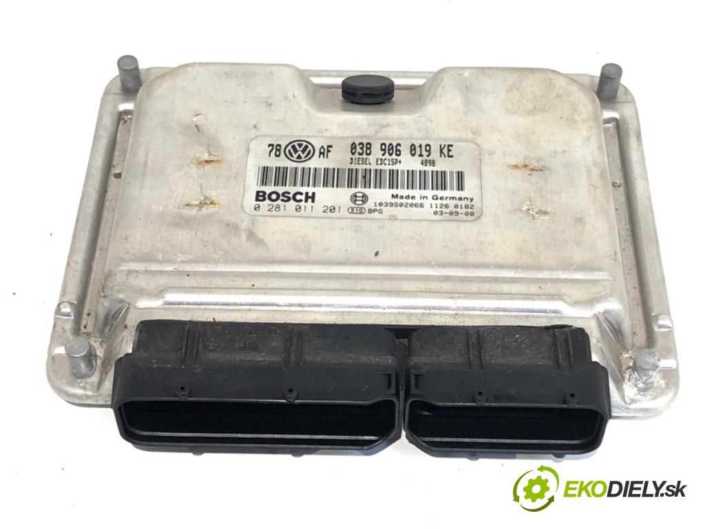 VW PASSAT B5.5 (3B3) 2000 - 2005    1.9 TDI 96 kW [130 KM] olej napędowy 2000 - 2005  riadiaca jednotka Motor 038906019KE (Riadiaca jednotka)