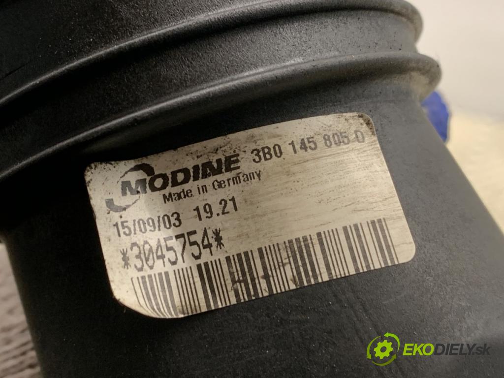 VW PASSAT B5.5 (3B3) 2000 - 2005    1.9 TDI 96 kW [130 KM] olej napędowy 2000 - 2005  intercooler 3B0145805D (Chladiče nasávaného vzduchu (intercoolery))