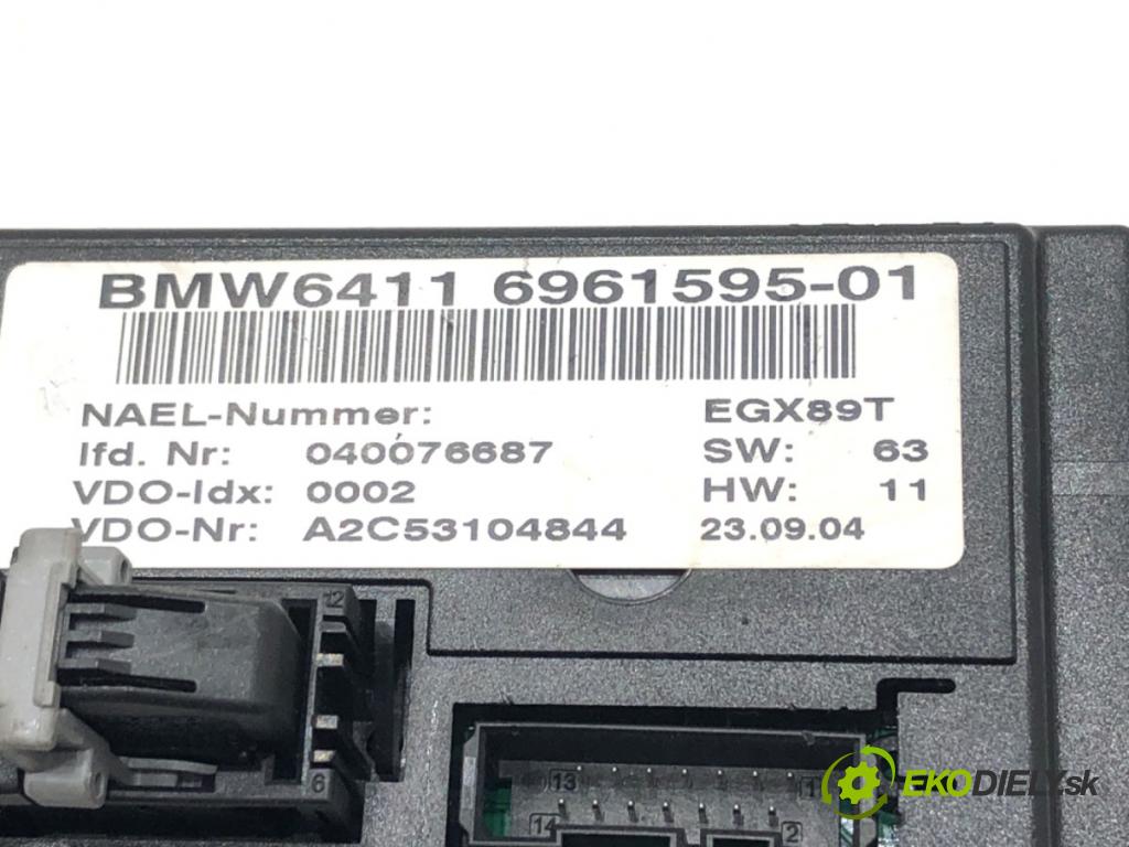 BMW 1 (E87) 2003 - 2013    116 i 85 kW [115 KM] benzyna 2004 - 2011  Panel ovládania kúrenia 6961595 (Prepínač/spínač/tlačidlo a ovládač kúrenia)