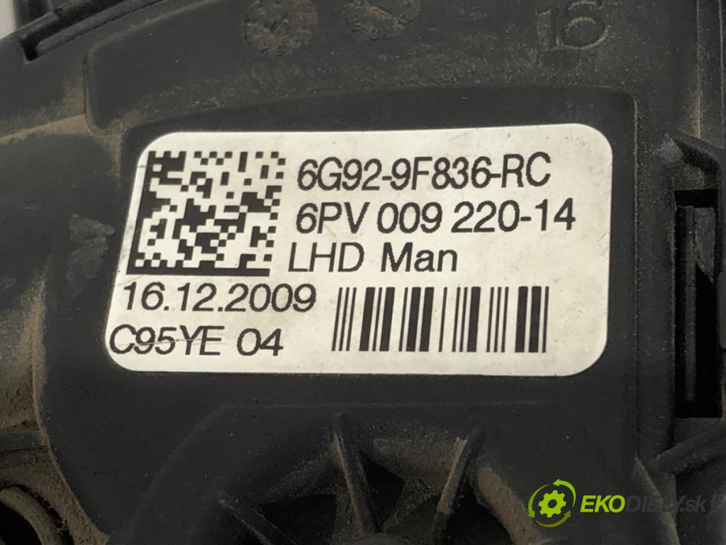 FORD MONDEO IV (BA7) 2007 - 2015    1.8 TDCi 92 kW [125 KM] olej napędowy 2007 - 2015  potenciometr plynového pedálu 6G92-9F836-RC (Pedály)
