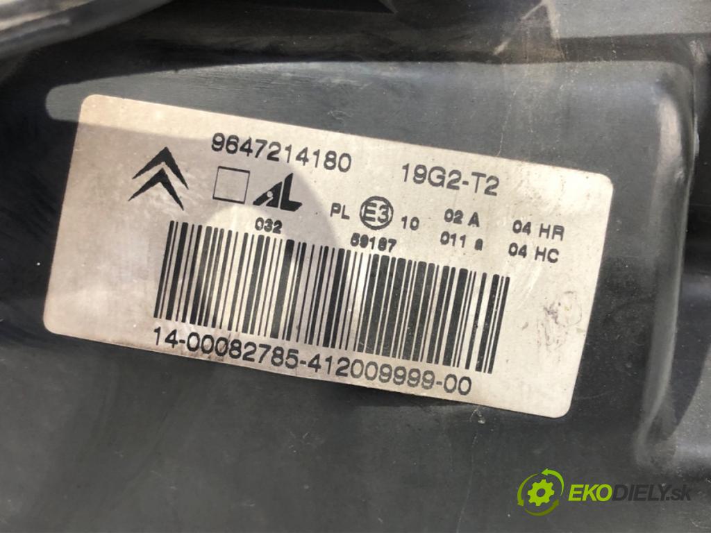 CITROEN C3 I (FC_, FN_) 2002 - 2022    1.4 i 54 kW [73 KM] benzyna 2002 - 2010  světlomet pravý přední část 9647214180