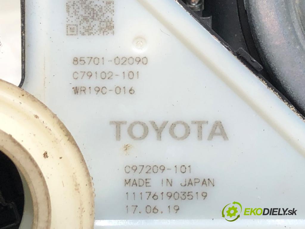 TOYOTA COROLLA liftback (_E21_) 2018 - 2022    2.0 Hybrid (MZEH12) 135 kW [184 KM] Hybryda silnik benzynowy / elektryczny 2021 - 2022  mechanismus okna levý přední část 85701-02090