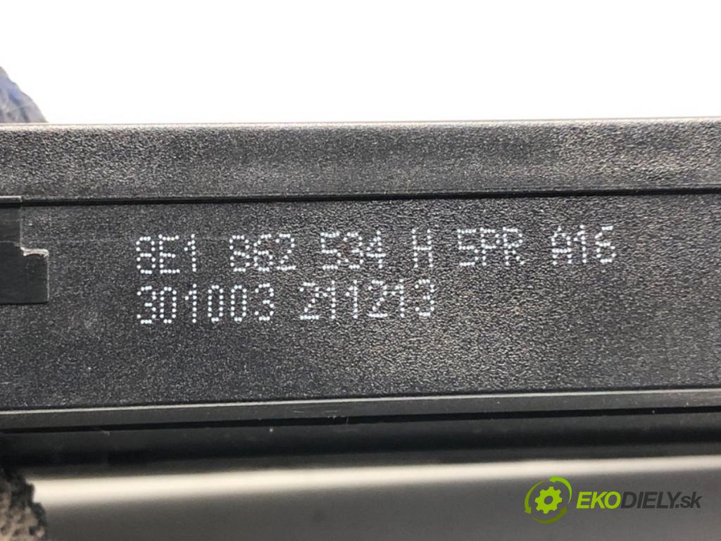 AUDI A4 B6 (8E2) 2000 - 2005    1.9 TDI 74 kW [101 KM] olej napędowy 2001 - 2004  Držiak na nápoje 8E1862534H (Úchyt, držiak na nápoje)