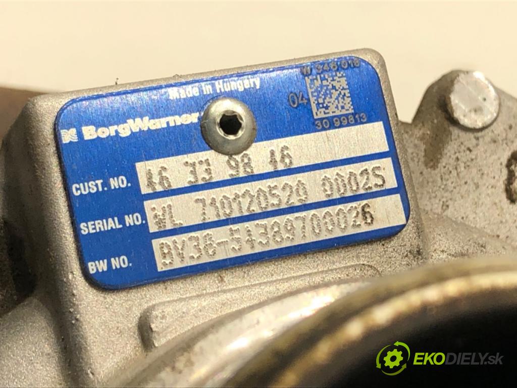 FIAT TIPO Kombi (356_) 2016 - 2022    1.6 D (356WXG1B) 88 kW [120 KM] olej napędowy 2016 - 2022  turbo 46339846 (Turbodúchadla (kompletní))