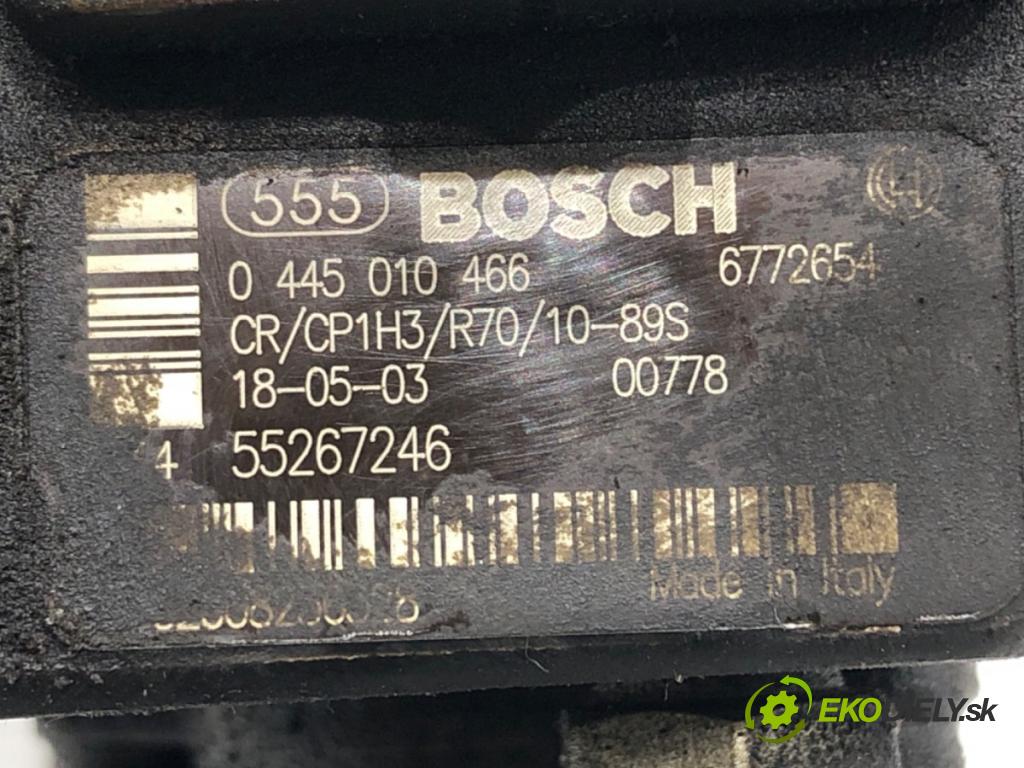 FIAT TIPO Kombi (356_) 2016 - 2022    1.6 D (356WXG1B) 88 kW [120 KM] olej napędowy 2016 - 2022  Pumpa vstrekovacia 0445010466 (Vstrekovacie čerpadlo)