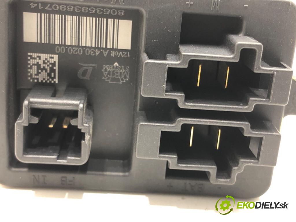 FIAT TIPO Kombi (356_) 2016 - 2022    1.6 D (356WXG1B) 88 kW [120 KM] olej napędowy 2016 - 2022  odpor rezistor topení vzduchu A43002000 (Odpory topení)