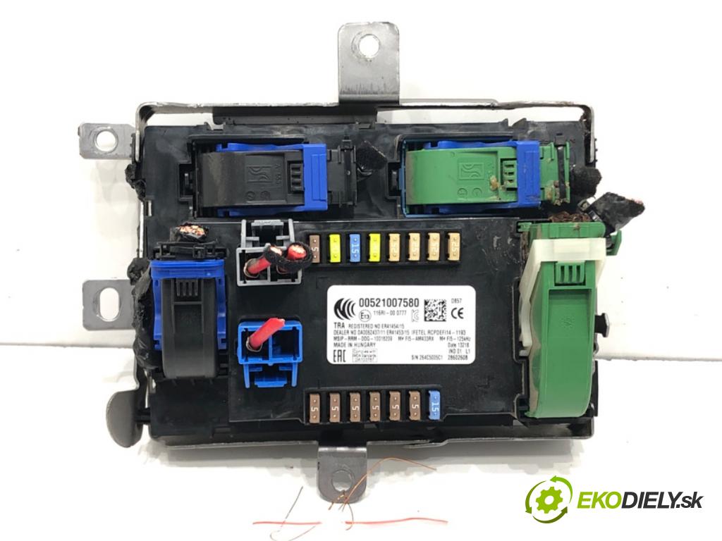 FIAT TIPO Kombi (356_) 2016 - 2022    1.6 D (356WXG1B) 88 kW [120 KM] olej napędowy 2016 - 2022  modul BSI 00521007580 (Pojistkové skříňky)