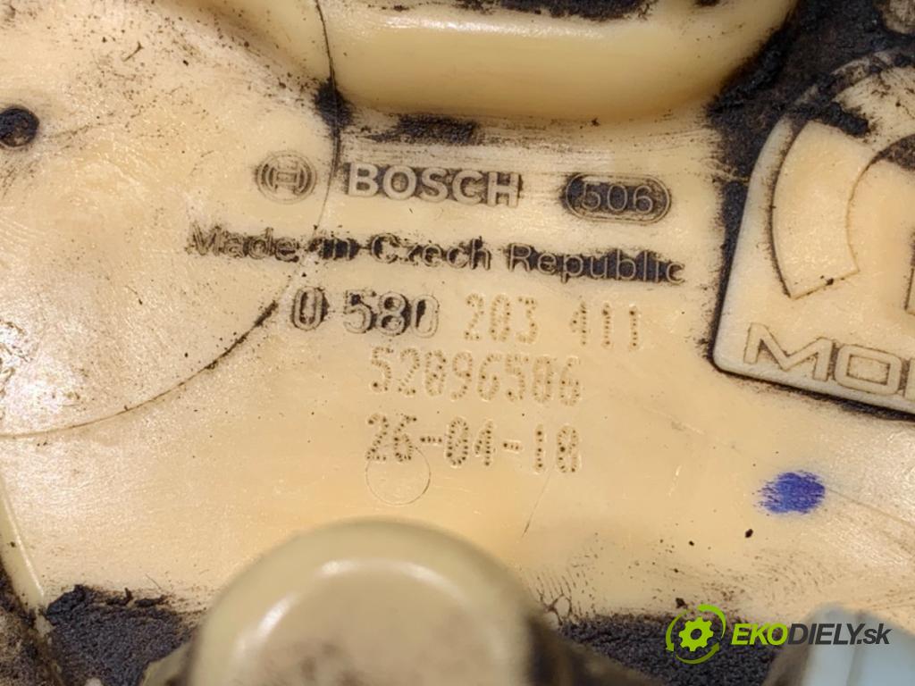 FIAT TIPO Kombi (356_) 2016 - 2022    1.6 D (356WXG1B) 88 kW [120 KM] olej napędowy 2016 - 2022  Pumpa paliva vnútorná 0580203411 (Palivové čerpadlo)